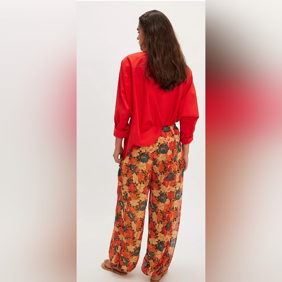 Free People Pants - Free People Misty Printed Bubble Pant